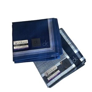 Calvin Klein Men's Blue Handkerchief Set
